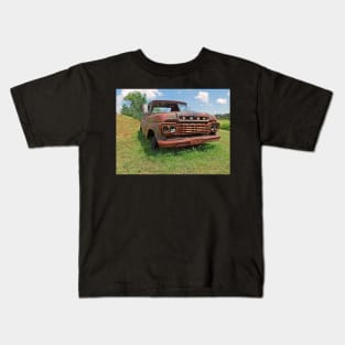 The Old Red Truck Kids T-Shirt